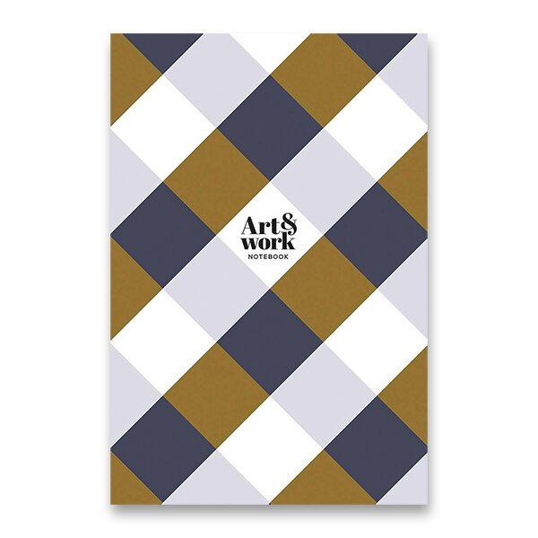 Záznamní kniha Shkolyaryk Squares Brown A5, linkovaná, 80 listů Shkolyaryk