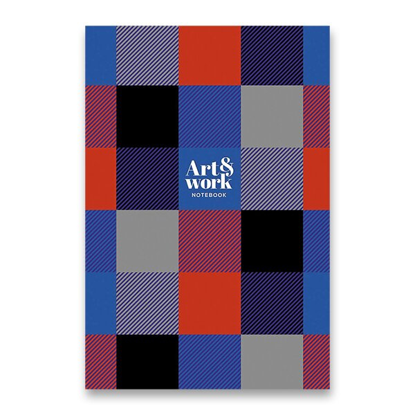 Záznamní kniha Shkolyaryk Squares Red A5, linkovaná, 80 listů Shkolyaryk