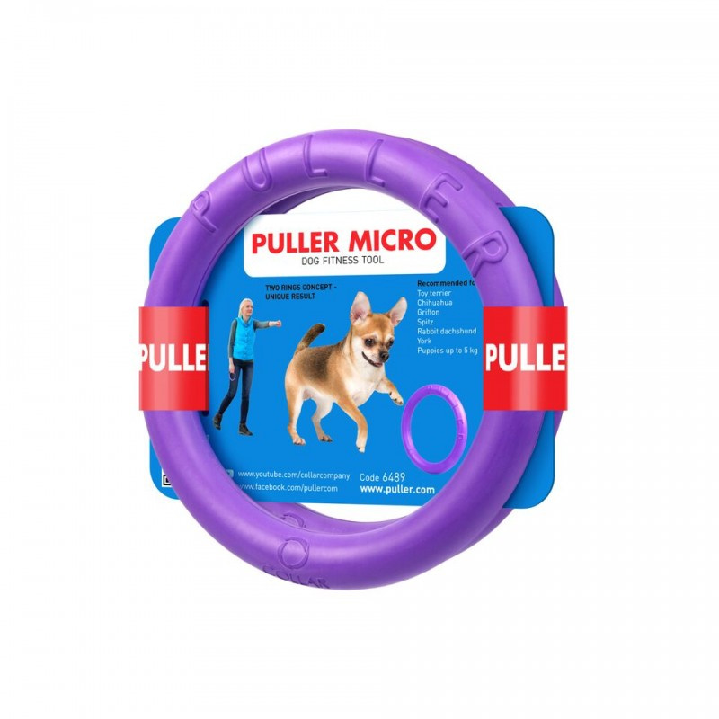 Hračka pěn. Guma Kruh Puller Micro průměr 12,5/1,5cm, 2 ks