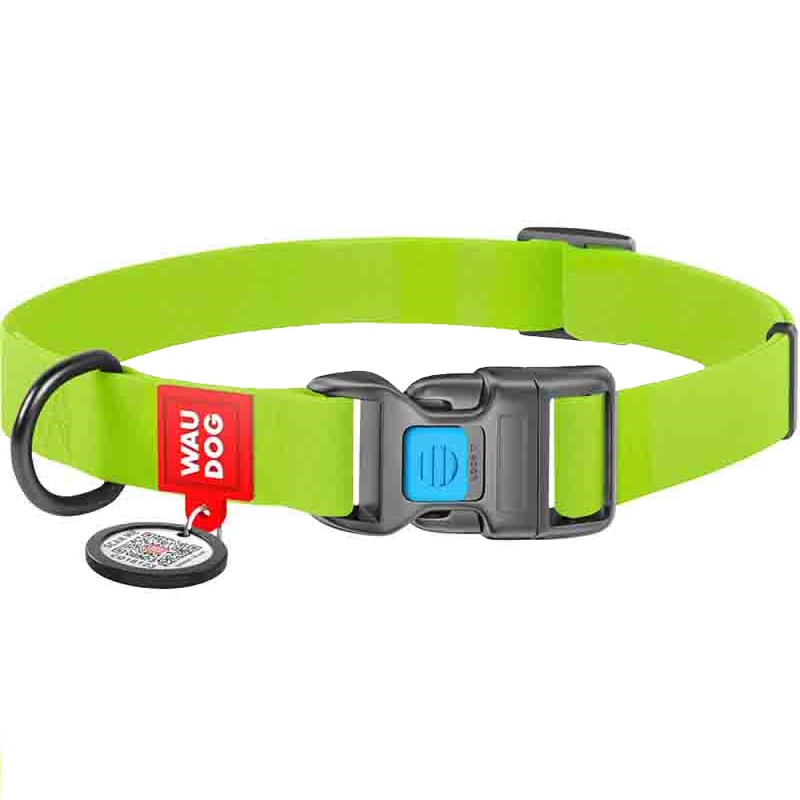 WAUDOG Waterproof Obojek pro psy zelený 1 ks, Velikost: S