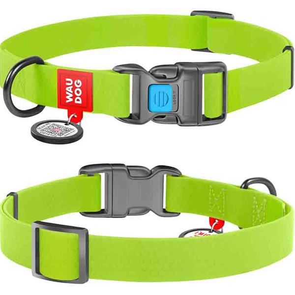 WAUDOG Waterproof Obojek pro psy zelený 1 ks, Velikost: S