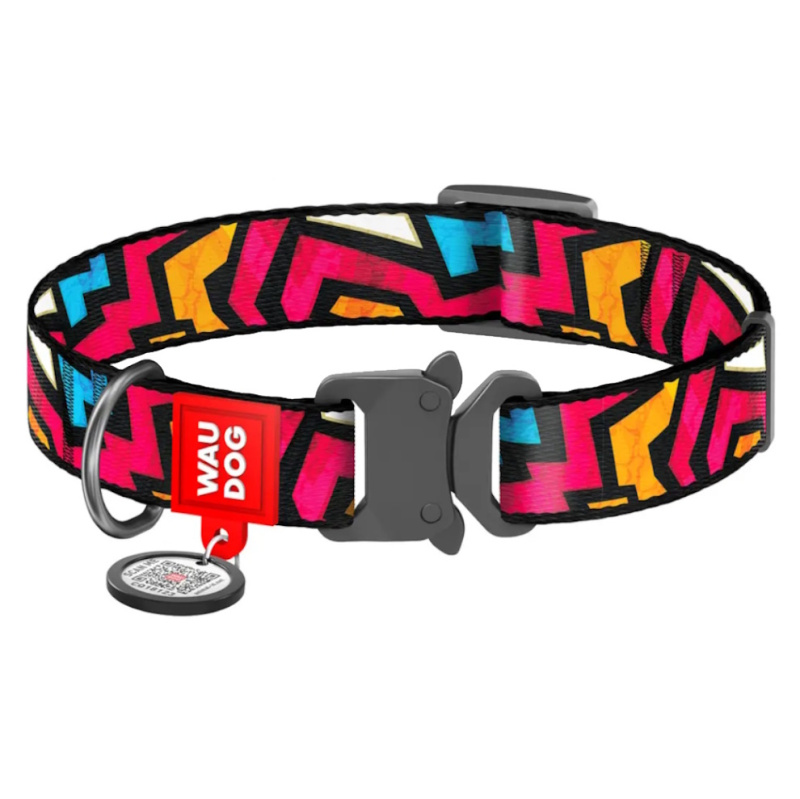 WAUDOG Obojek pro psy Graffiti 1 ks, Velikost: L