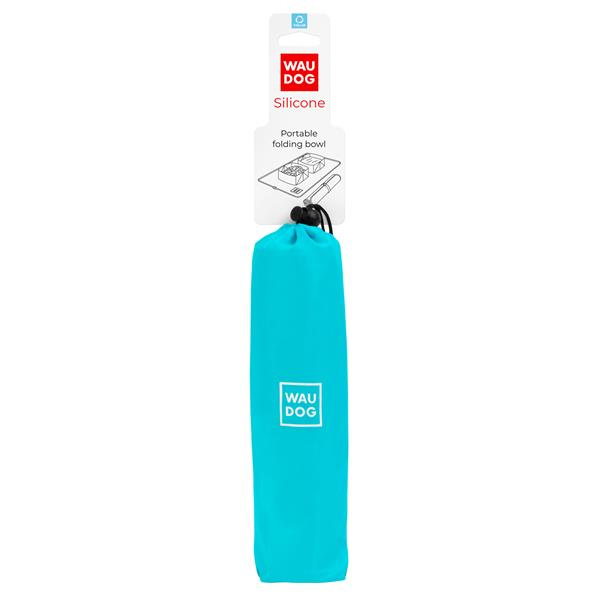 WAUDOG Miska silikon dvojitá modrá 385х230х50 mm