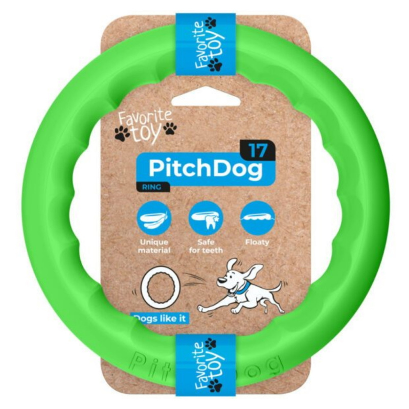 PITCHDOG Ring pěnový kruh pro psy zelený 1 ks, Velikost: 20