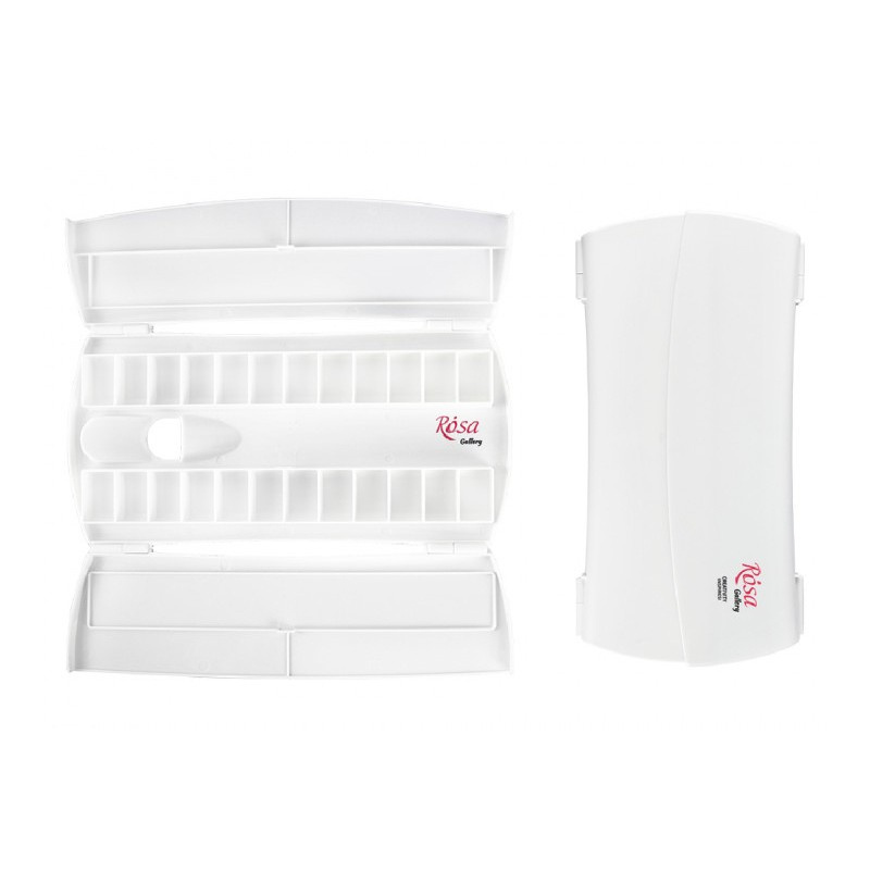 Plastová krabička pro akvarely Rosa 24 ks prázdná