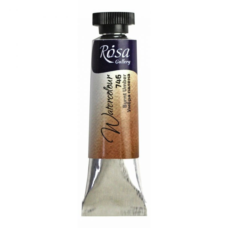 Akvarelová barva Rosa Gallery tuba 10 ml - Pálená umbra