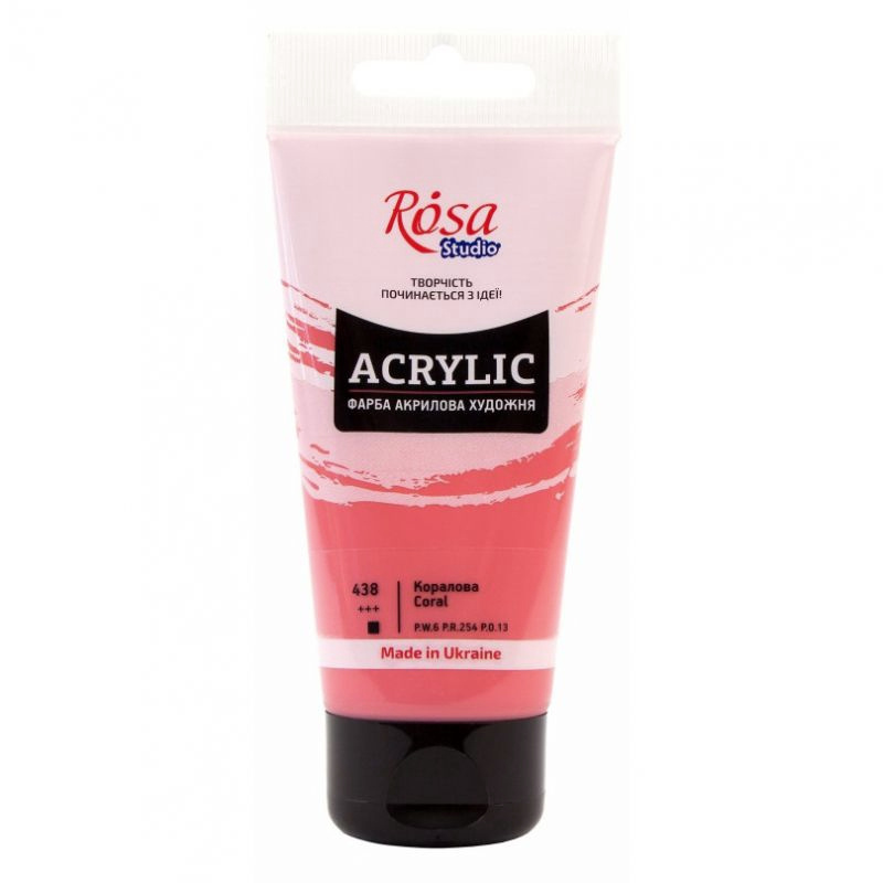 Akrylová barva Rosa Studio korálová 75ml