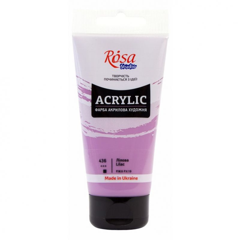 Akrylová barva Rosa Studio světle fialová 75ml
