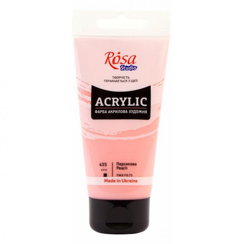 Akrylová barva Rosa Studio broskvová 75ml