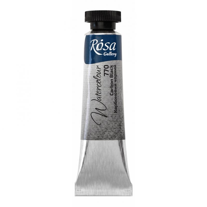 Akvarelová barva Rosa Gallery tuba 10 ml - Karbonově černá