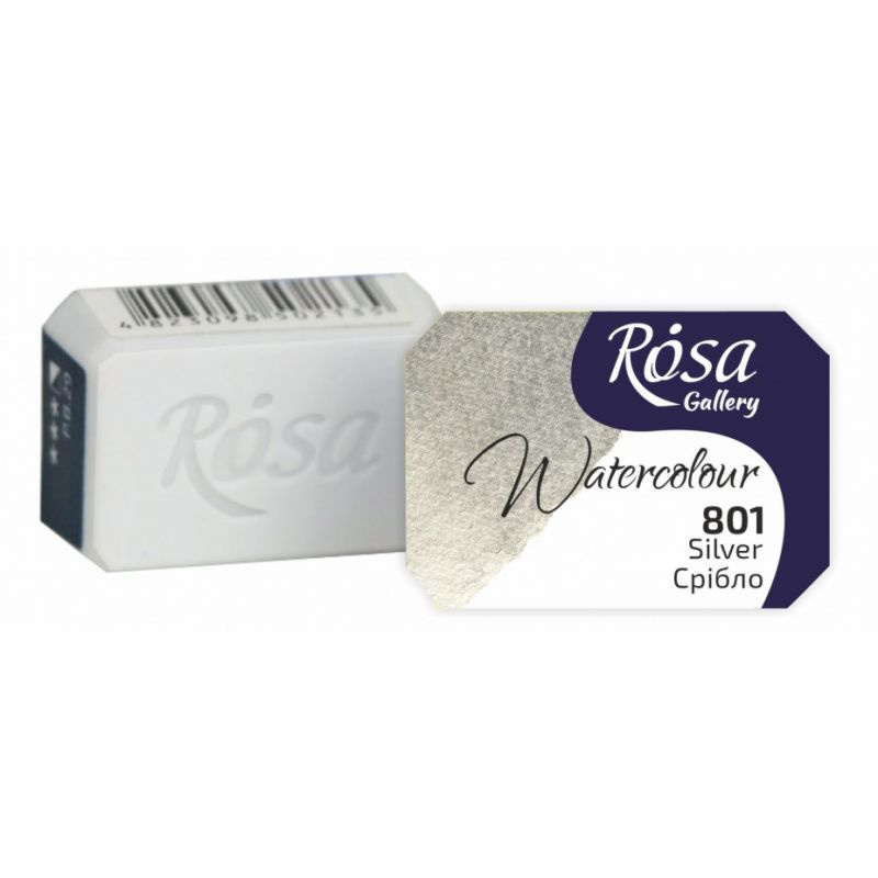 Akvarelová barva Rosa Gallery 2,5 ml - Stříbrná