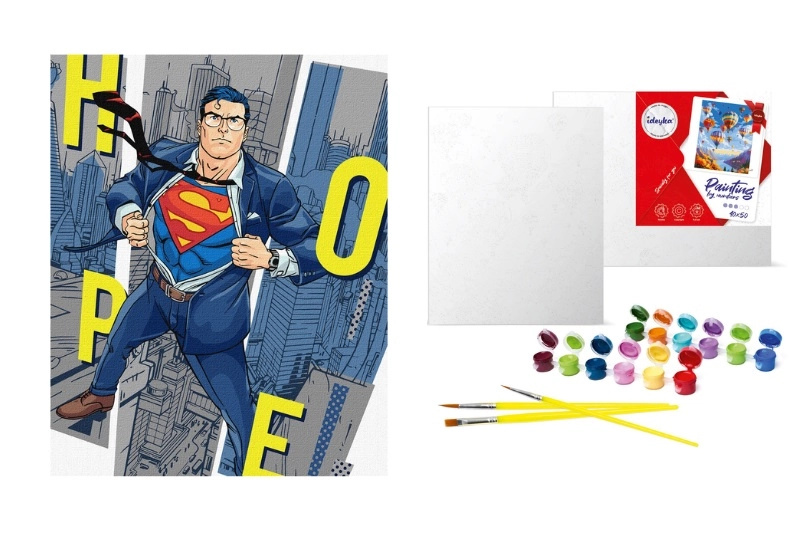 Malování podle čísel Warner Bros. Superman: naděje 40 × 50 cm