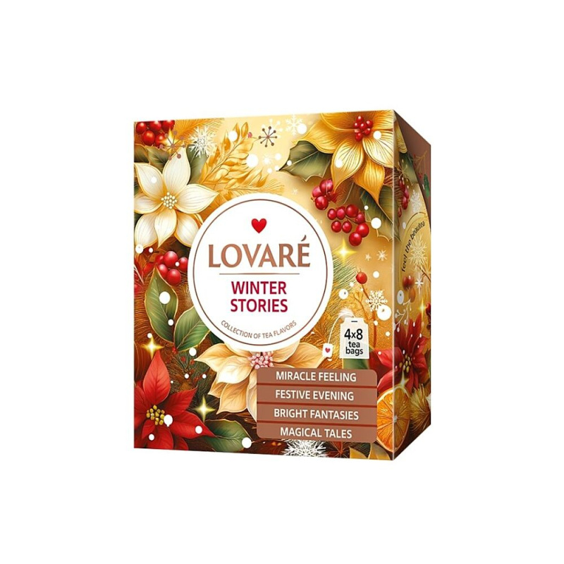 LOVARÉ Winter stories kolekce čajů 32 sáčků