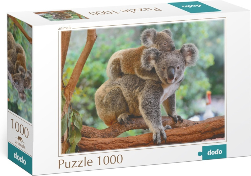 Koala s mládětem (1000 dílků) - puzzle z kategorie Zvířata