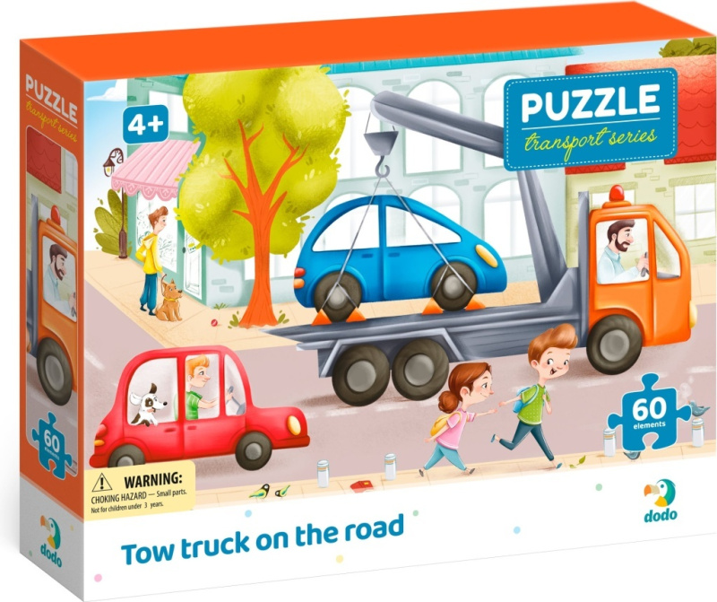 Odtahový vůz (60 dílků) - puzzle z kategorie 15 - 60 dílků