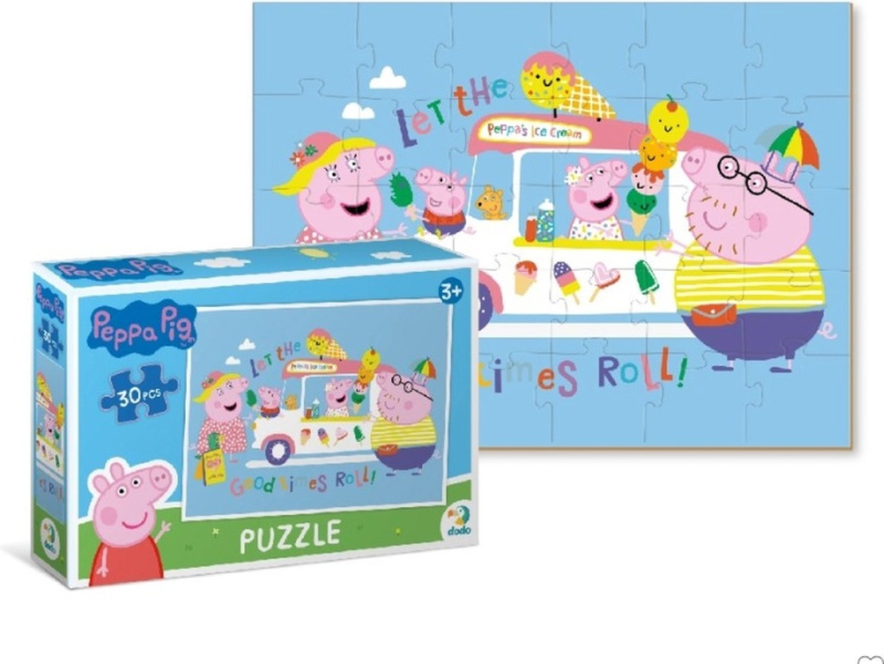 Prasátko Peppa Zmrzlina (30 dílků) - hra z kategorie 15 - 60 dílků