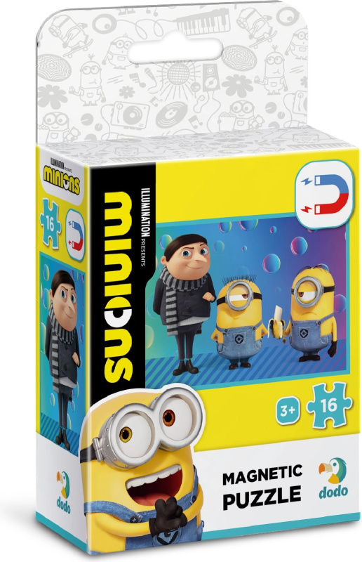 DODO Magnetické Mimoni Malý Gru 16 dílků
