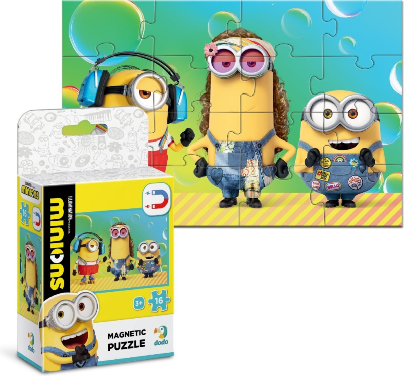 Magnetické puzzle Mimoni Party - puzzle z kategorie 15 - 60 dílků