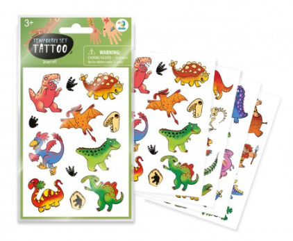 Tetování s motivem dinosaurů