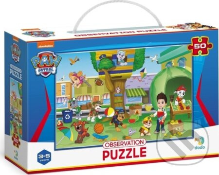 DODO Puzzle s hledáním obrázků Tlapková patrola 50 dílků