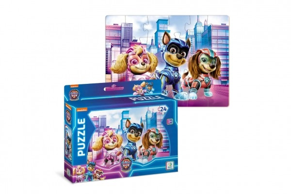 Teddies Tlapková patrola/Paw Patrol 27x20cm v krabičce 20x16x3,5cm 24 dílků