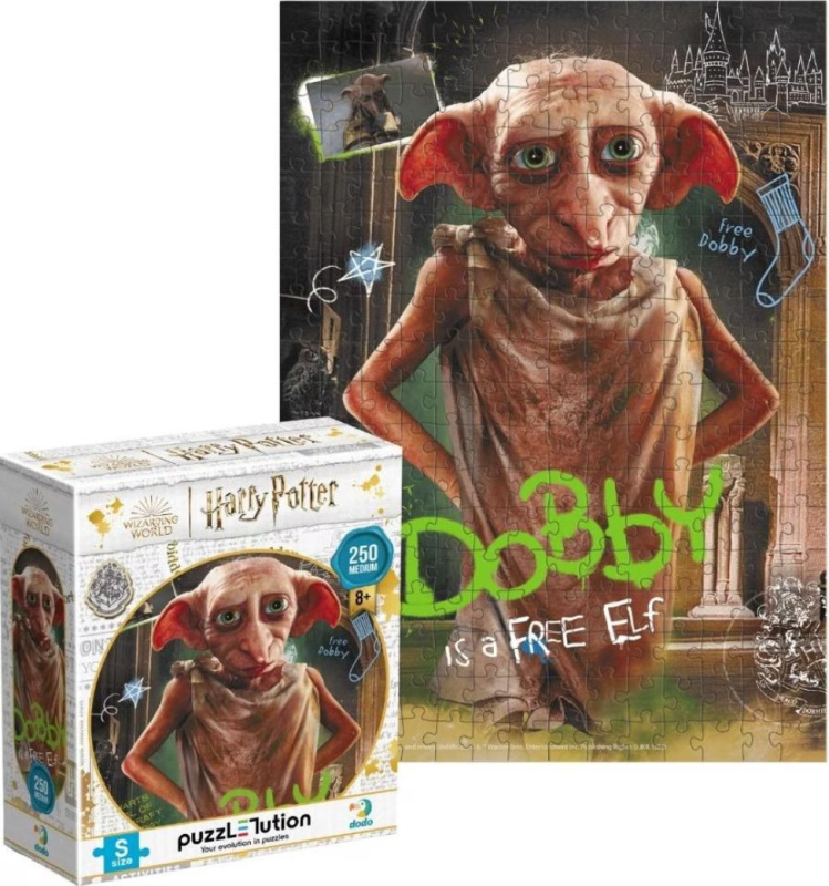 Harry Potter Skřítek Dobby (250 dílků) - hra z kategorie 60 - 300 dílků