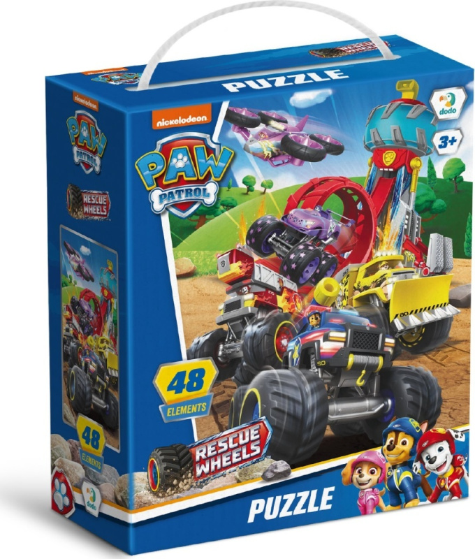 DODO Tlapková patrola/Paw Patrol Záchrana na kolech 48 dílků