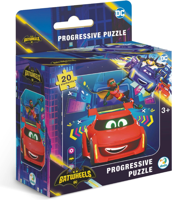 Puzzle Batwheels Redbird 20 dílků