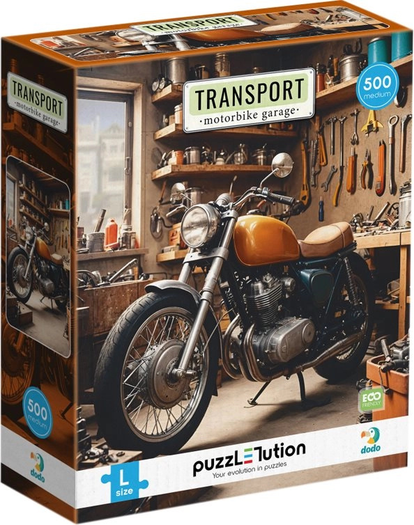 Puzzle Dodo Doprava: Motorkářská Dílka 500 Dílů