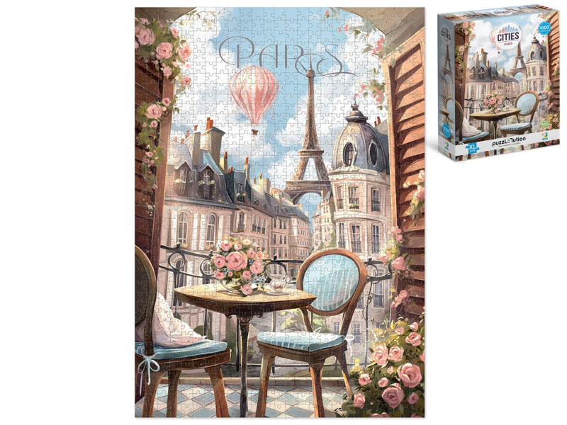 Puzzle Paříž 1000 dílků 48 × 68 cm