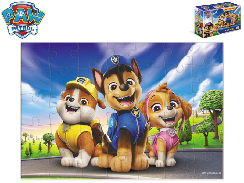 Paw Patrol dětské puzzle v krabičce 35 dílků
