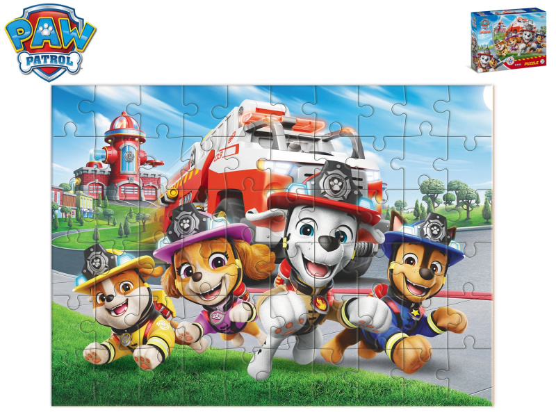 Dětské puzzle Paw Patrol – záchranářská stanice v Adventure Bay (60 dílků)