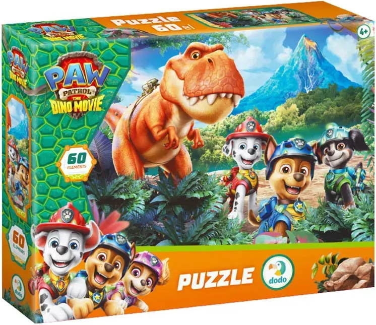 Puzzle Paw Patrol: The Dino Movie - 60 dílků