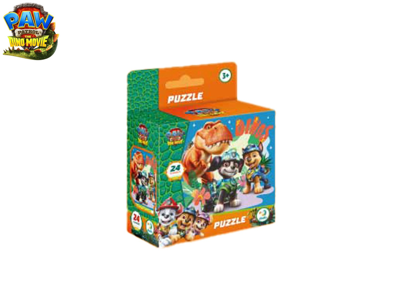 Puzzle Paw Patrol: The Dino Movie – T-Rex Timmy, 24 dílků, 22 × 22 cm