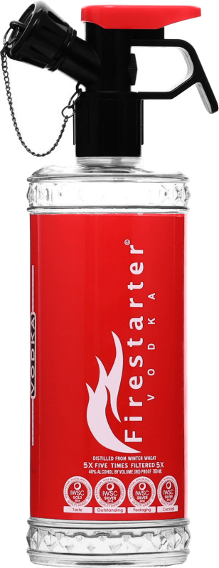 Firestarter Vodka ve skle 40% 0,7l