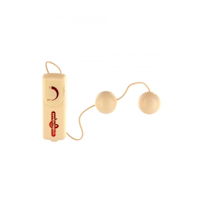 Seven Creations Orgasm Vibrating Ball - Ivory