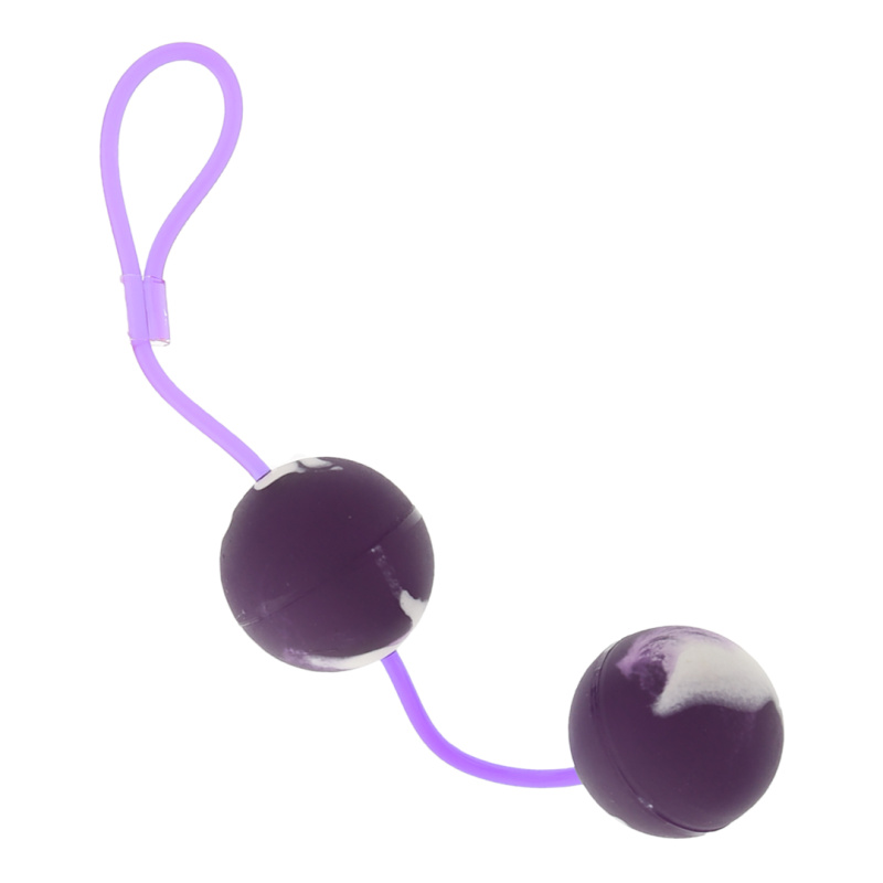 Marbilized Duo Balls fialové