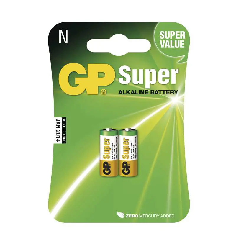 Alkalické speciální baterie GP - 910A, LR1, 1,5V, 2 ks