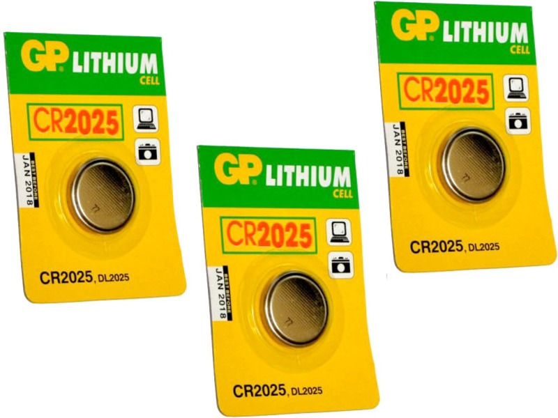 Baterie GP CR2025, 3 V /150 mAh, 5 ks