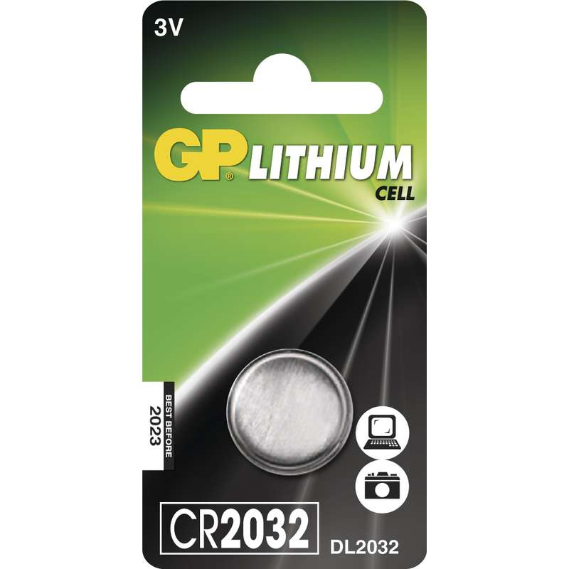 Baterie GP CR2032, 3 V /210 mAh, 5 ks