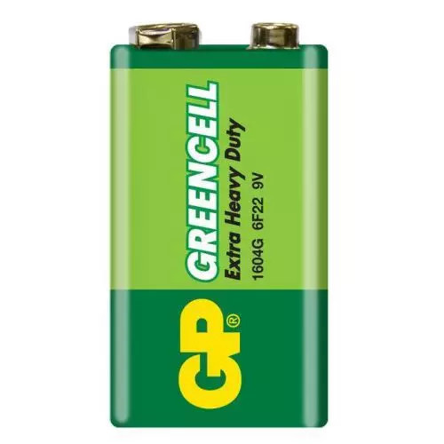 Baterie GP Greencell 9V, 1 ks