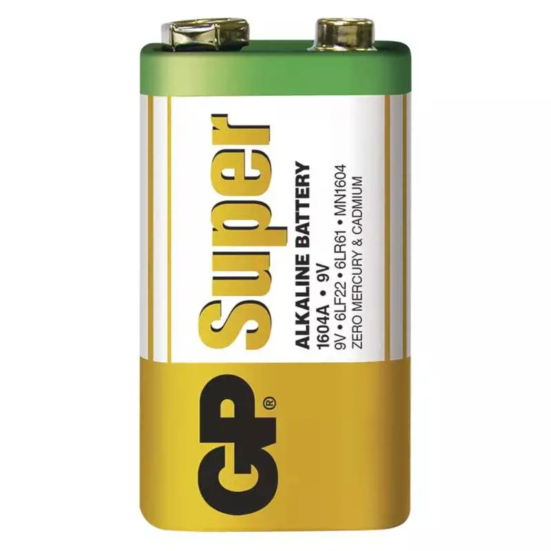Alkalická baterie GP Super 9V (6LF22), 1 ks