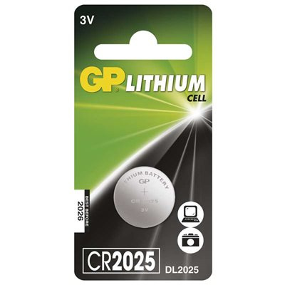 Baterie GP Lithium Cell CR2025 165 mAh