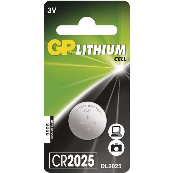 Baterie GP Lithium Cell CR2025 165 mAh