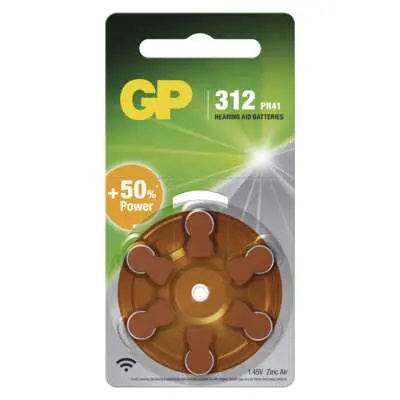 GP Batteries ZA312 6ks 1044031216