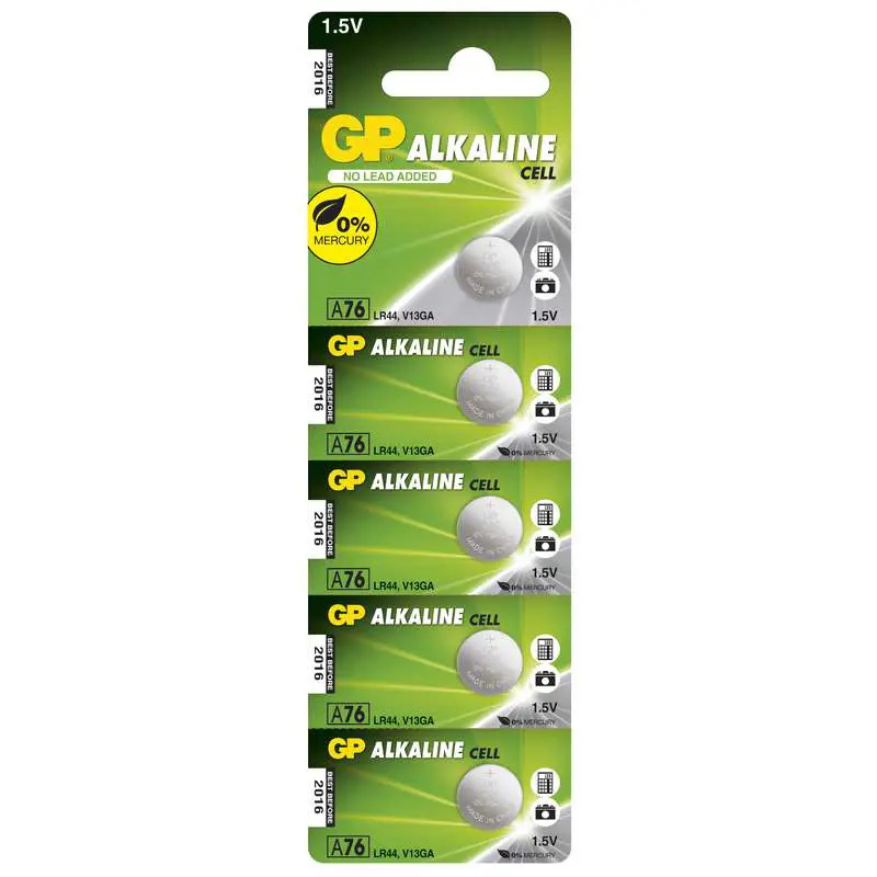 Baterie GP A76, 5 ks