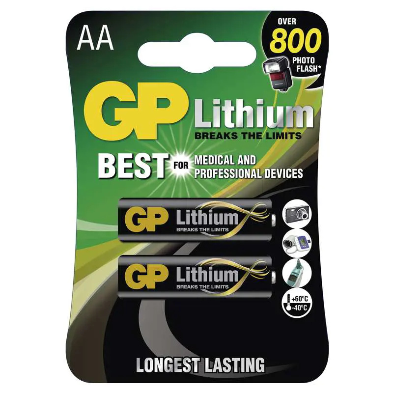 Baterie GP Lithium Cell AA 2 ks