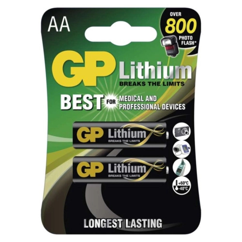 Baterie GP Lithium Cell AA 2 ks