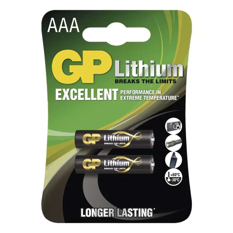 Baterie GP Lithium Cell AAA 2 ks