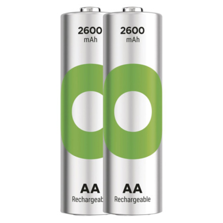 Nabíjecí baterie GP ReCyko 2600 - AA, HR6, 2 600 mAh, 2 ks